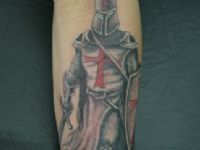 TATUAJE GUERRERO TEMPLARIO