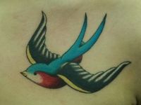 TATUAJE PAJARO TORAX PARTE 1