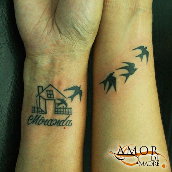Miranda-nombre-name-casa-house-pajaros-birds-tattoo-tatuaje-amor-de-madre-zamora