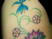 Flores-flowers-color-filigrana-enredadera-tattoo-tatuaje-amor-de-madre-zamora