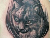 TATUAJE LINCE HOMBRO II