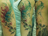 Libro-book-color-colortattoo-acuarela-estilo-style-pluma-feather-tattoo-tatuaje-amor-de-madre-zamora