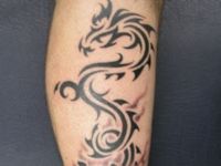 TATUAJE DRAGON LETRAS CHINAS