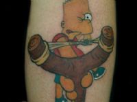 TATUAJE COMIC BART SIMPSON