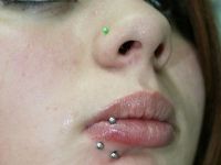 PIERCING LABIO 3 BOLAS