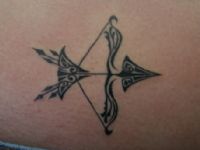 Arco-flecha-arrow-sagitario-tattoo-tatuaje-amor-de-madre-zamora-sagitary-arch-chica-girl-woman-piern